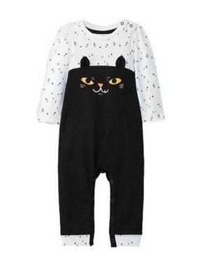 CAT & JACK BLACK KITTY CAT TUTU ROMPER - VARIOUS SIZES (NEW WITH TAGS) A6